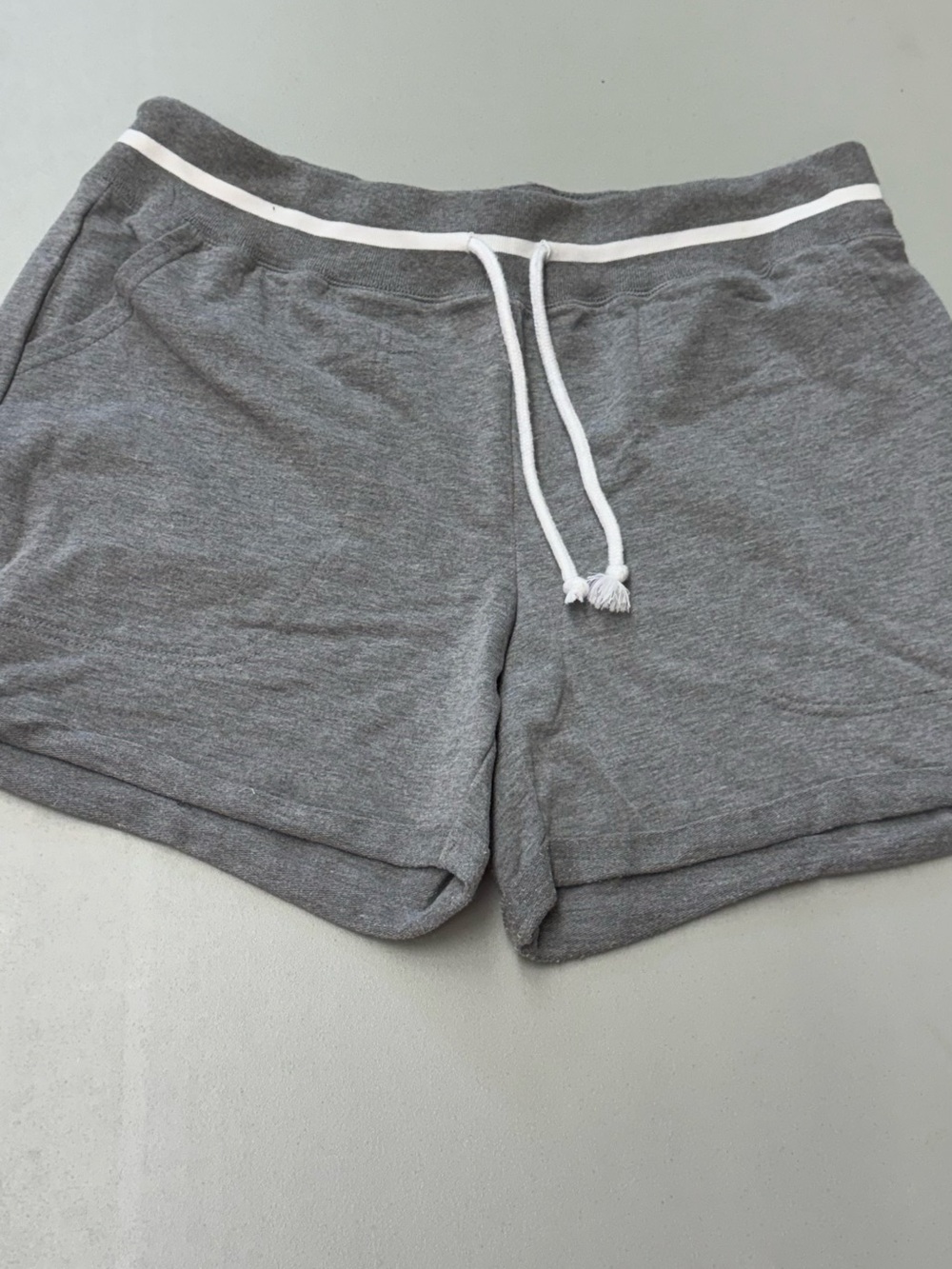 Silver wear Women's Gray Drawstring Lounge Shorts
